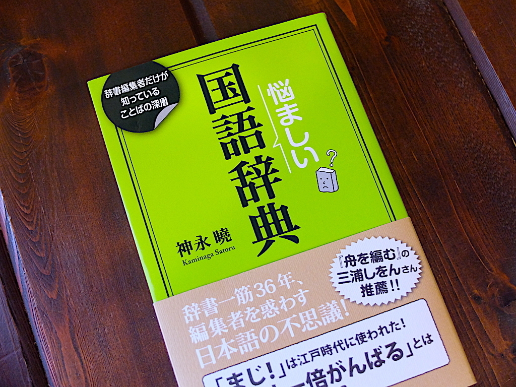 晴耕雨 曇 読のススメ 悩ましい国語辞典 神永暁著 屋久島ノマドカフェ ノマドハウスデザイン Nomado Cafe